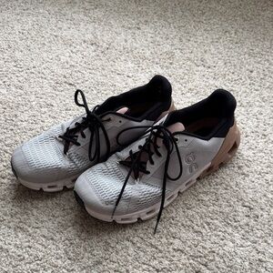 On Running Women's White and Brown Sneakers